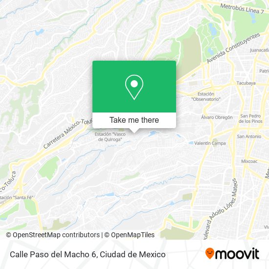 Calle Paso del Macho 6 map
