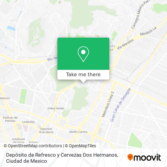 Depósito de Refresco y Cervezas Dos Hermanos map
