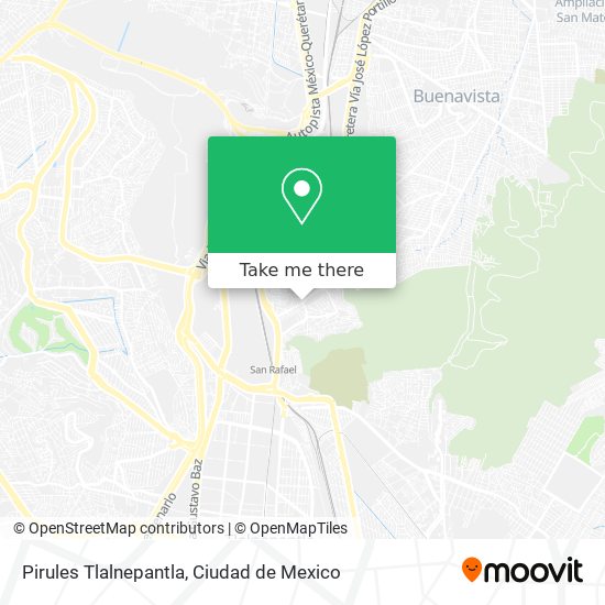 Mapa de Pirules Tlalnepantla