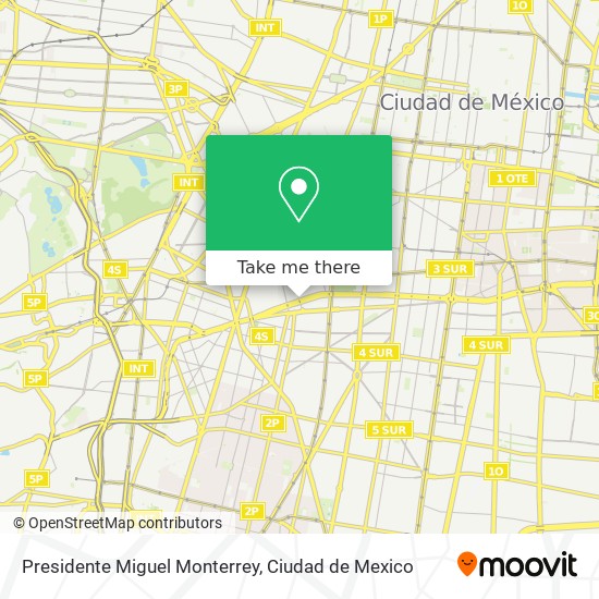 Mapa de Presidente Miguel Monterrey