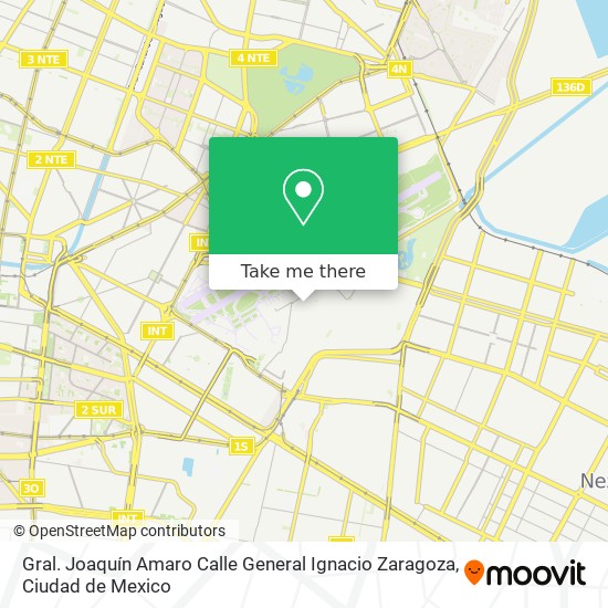 Gral. Joaquín Amaro Calle General Ignacio Zaragoza map