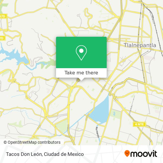 Tacos Don León map