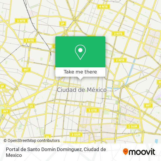 Portal de Santo Domin Domínguez map