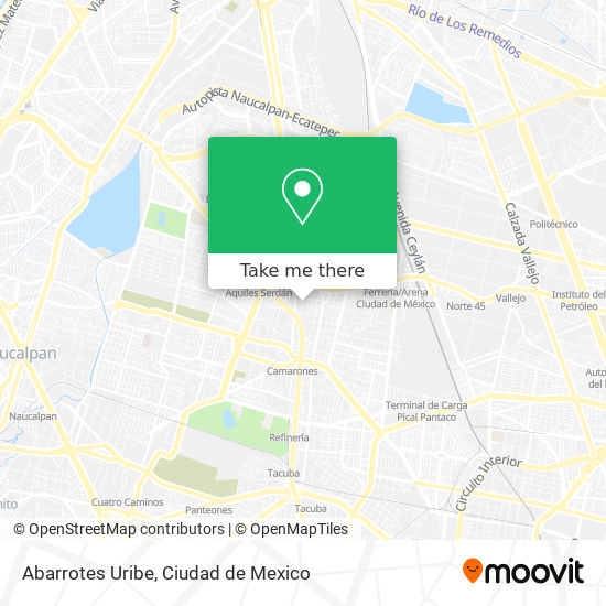 Abarrotes Uribe map