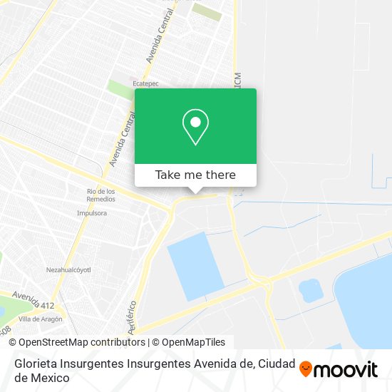 Glorieta Insurgentes Insurgentes Avenida de map