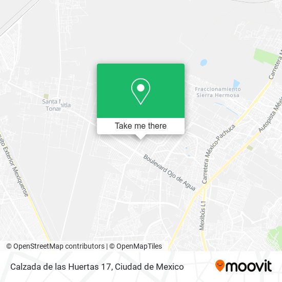 Mapa de Calzada de las Huertas 17