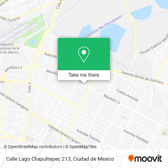 Mapa de Calle Lago Chapultepec 213