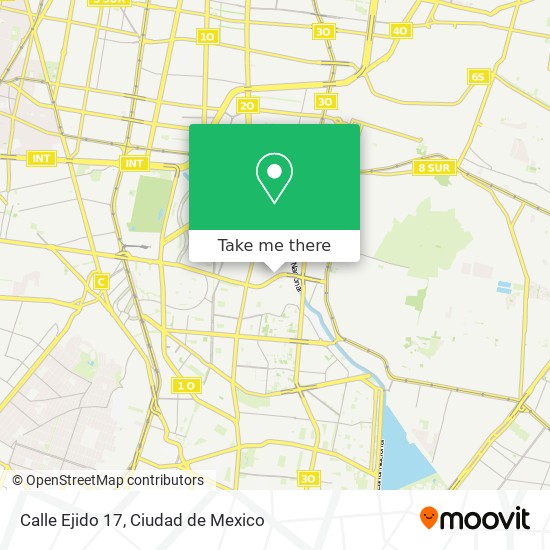 Mapa de Calle Ejido 17