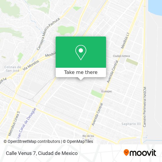 Calle Venus 7 map