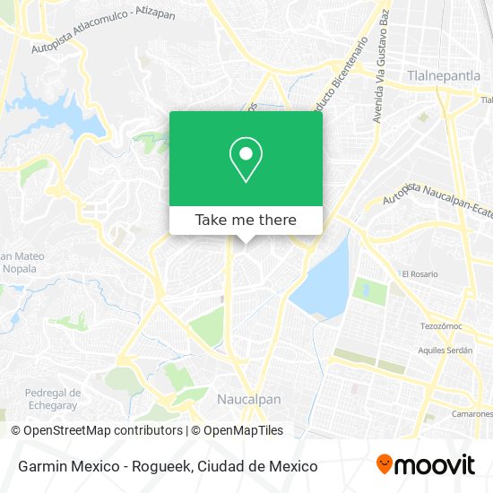 Garmin Mexico - Rogueek map