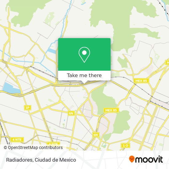 Radiadores map