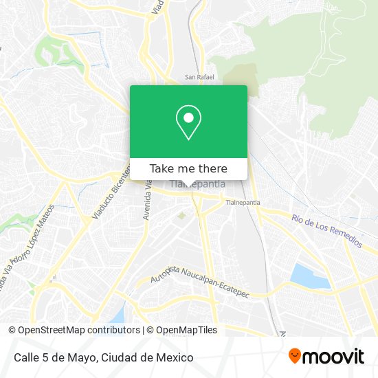 Mapa de Calle 5 de Mayo