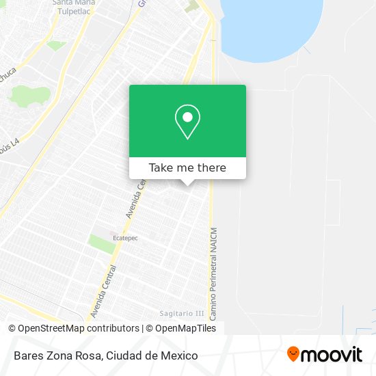 Bares Zona Rosa map