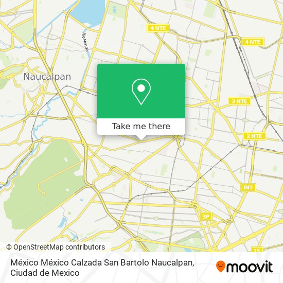 Mapa de México México Calzada San Bartolo Naucalpan