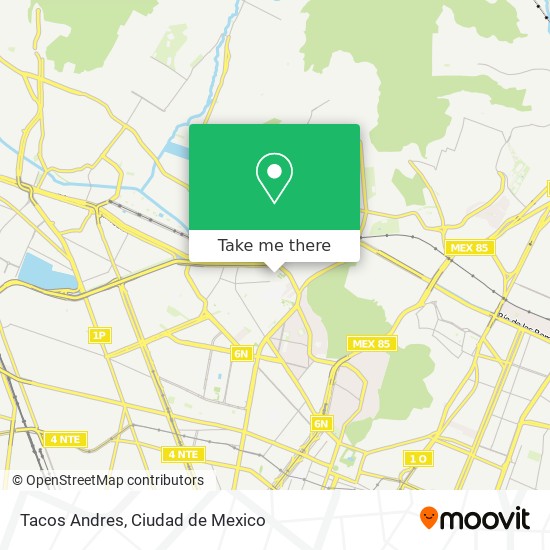 Tacos Andres map