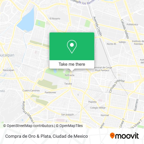 Compra de Oro & Plata map