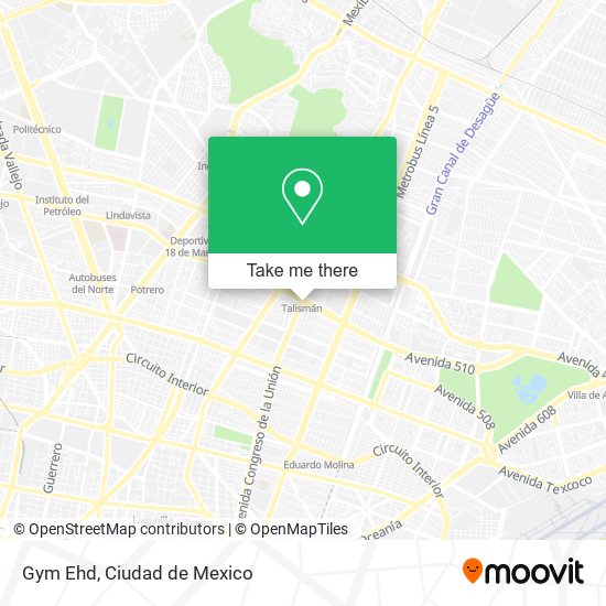 Mapa de Gym Ehd