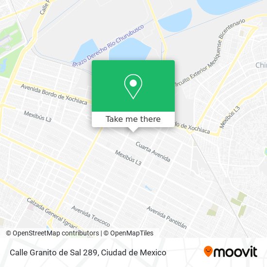 Mapa de Calle Granito de Sal 289