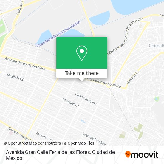 Avenida Gran Calle Feria de las Flores map