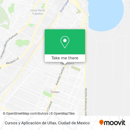 Cursos y Aplicaciión de Uñas map