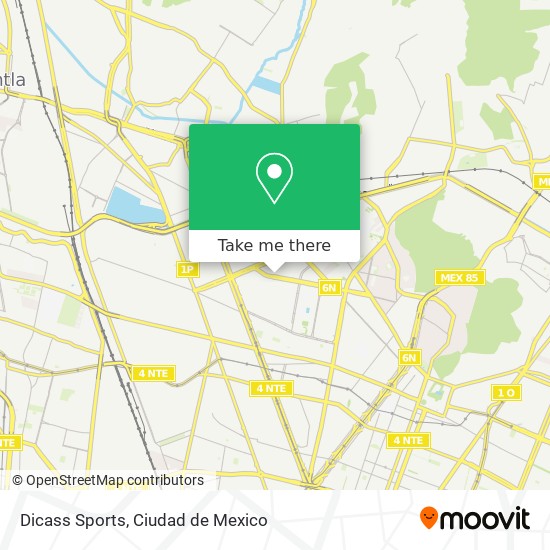 Dicass Sports map