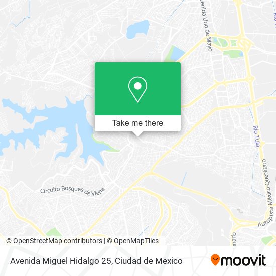 Avenida Miguel Hidalgo 25, Granjas Lomas de Guadalupe map