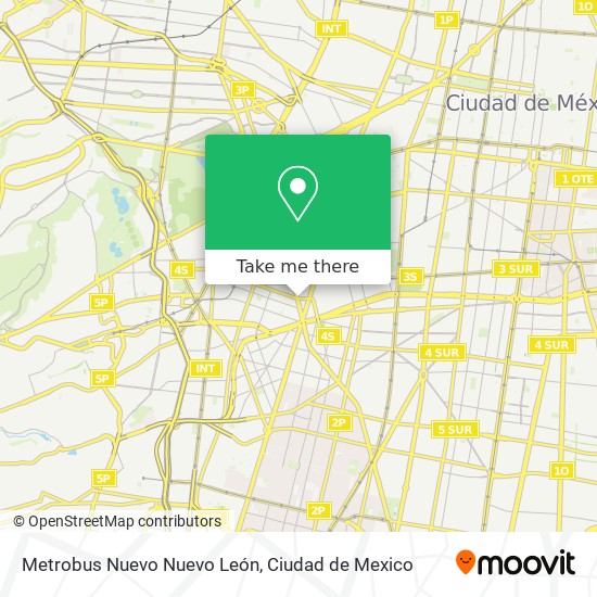 Mapa de Metrobus Nuevo Nuevo León