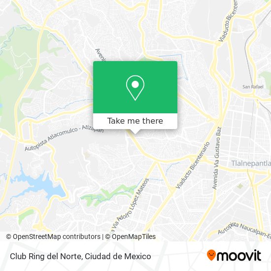 Club Ring del Norte map