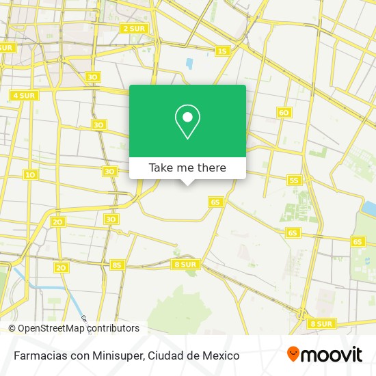 Farmacias con Minisuper map