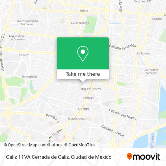 Cáliz 11VA Cerrada de Caliz map