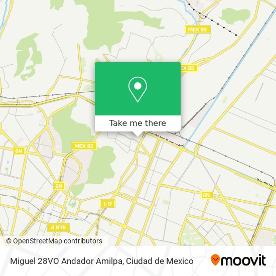 Miguel 28VO Andador Amilpa map