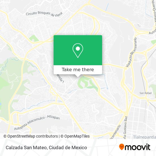 Calzada San Mateo map