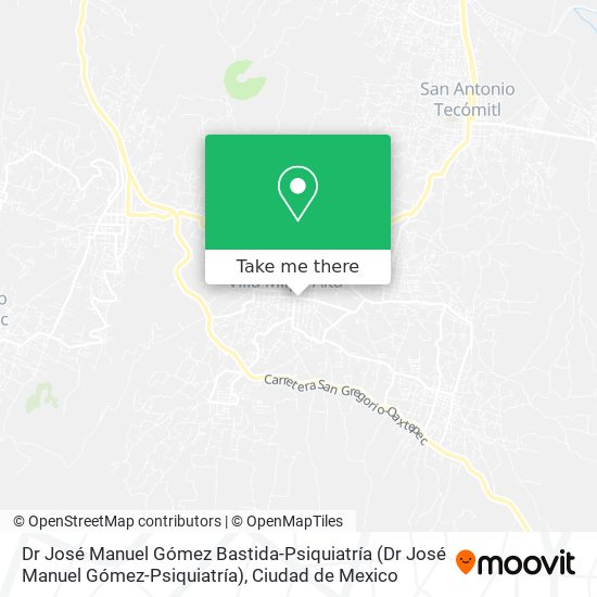 Mapa de Dr José Manuel Gómez Bastida-Psiquiatría