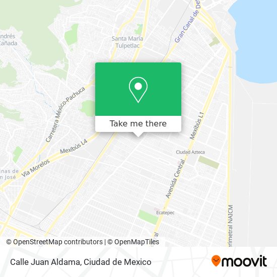 Mapa de Calle Juan Aldama