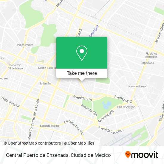 Central Puerto de Ensenada map