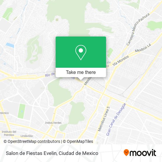 Salon de Fiestas Evelin map
