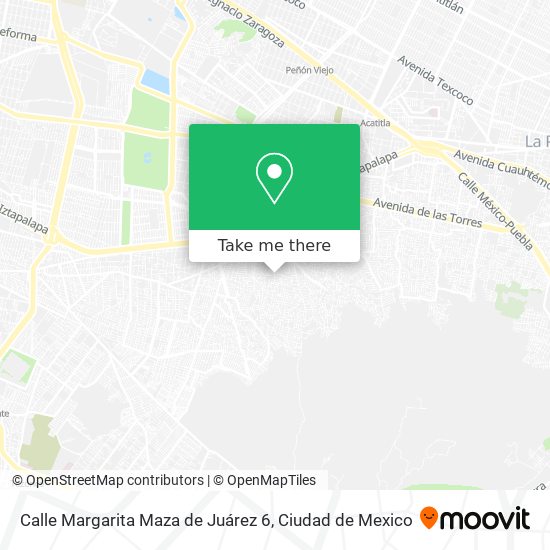 Calle Margarita Maza de Juárez 6 map