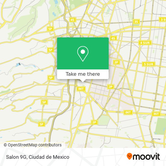 Salon 9G map
