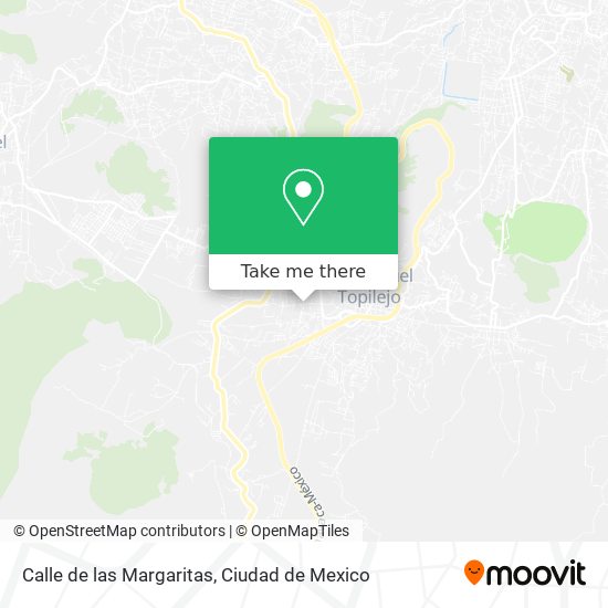 Mapa de Calle de las Margaritas