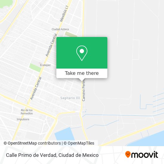 Mapa de Calle Primo de Verdad