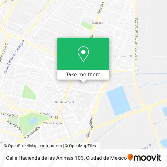 Calle Hacienda de las Ánimas 103 map