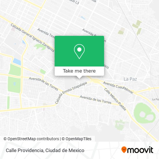 Calle Providencia map