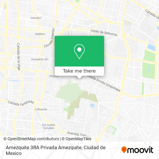 Mapa de Amezquite 3RA Privada Amezquite