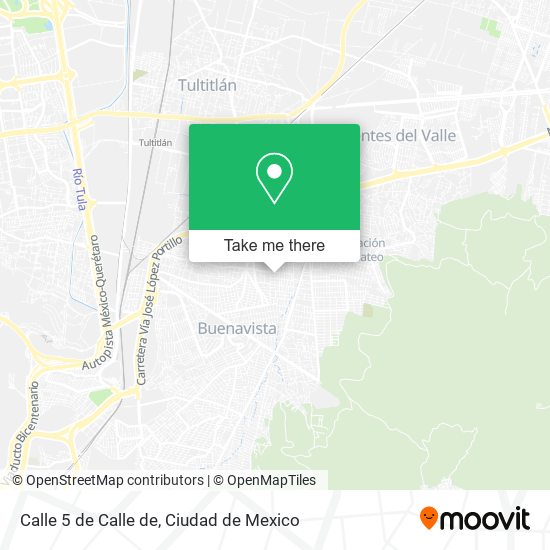 Mapa de Calle 5 de Calle de