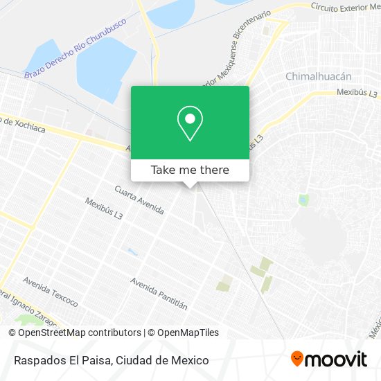 Raspados El Paisa map