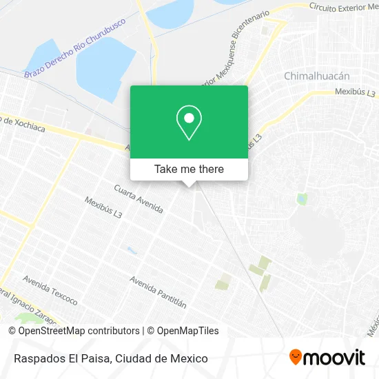 Raspados El Paisa map