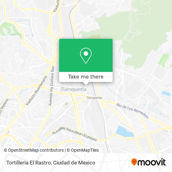 Tortilleria El Rastro map