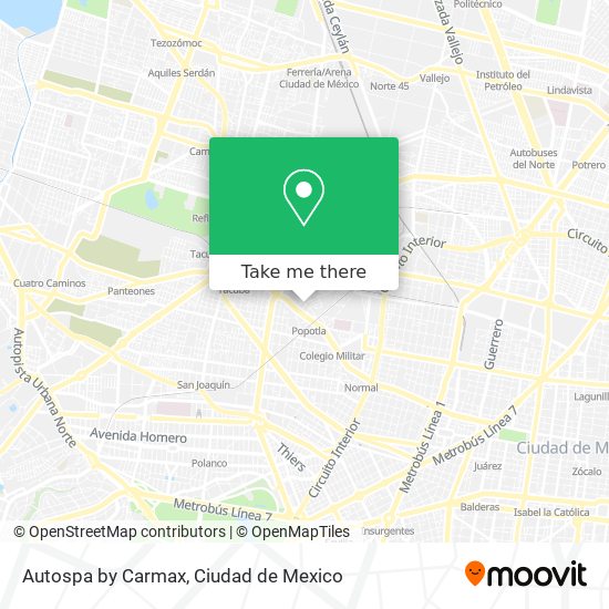 Mapa de Autospa by Carmax