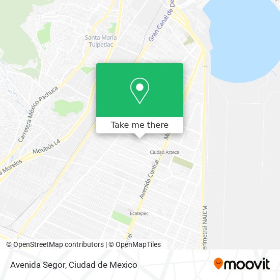 Avenida Segor map