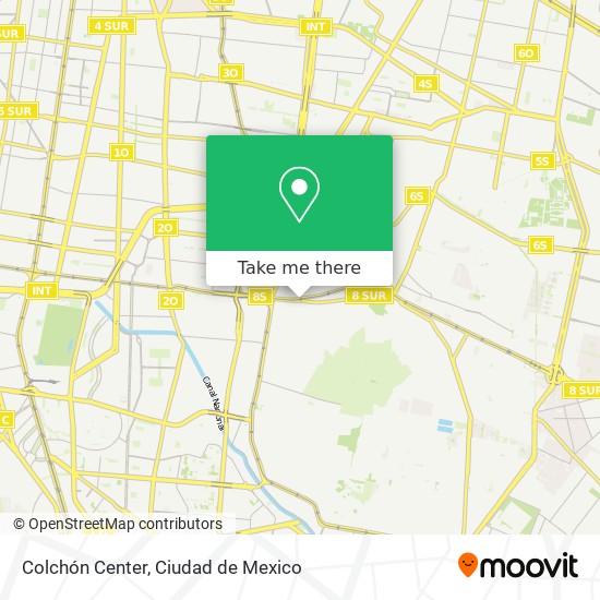 Colchón Center map